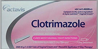 ACTAVIS CLOTRIMAZOLE VAGINAL CREAM 1% 7D