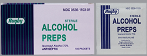 Alchohol preps 100