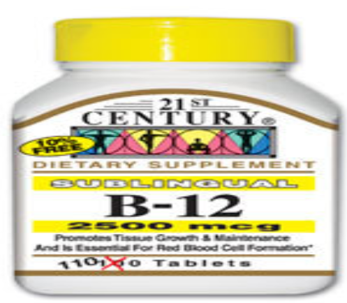 21ST CENTURY VITAMIN B12 2 , TABLETS