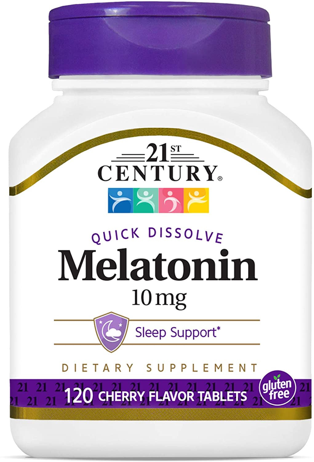21ST CENTURY MELATONIN 10MG QUICK DISSOLVE TABLETS CHERRY 120 CT