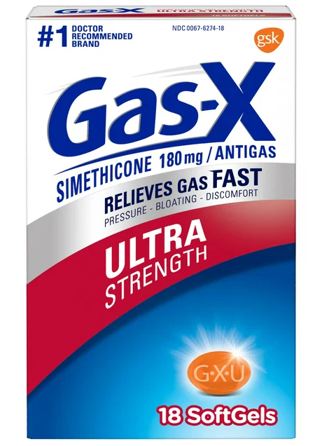 *GAS-X 18 SOFTGELS ULTRA STRENGTH