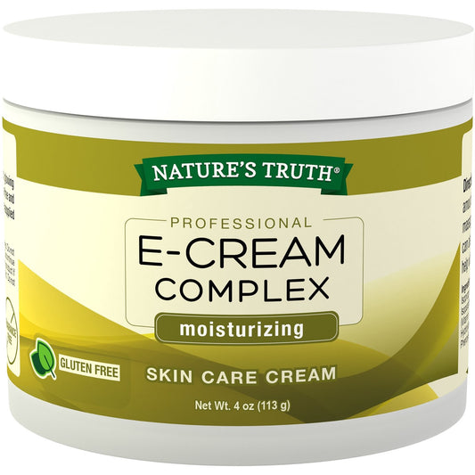 NATURE'S TRUTH VITAMIN E COMPLEX MOISTURIZING SKIN CARE CREAM 4 OZ
