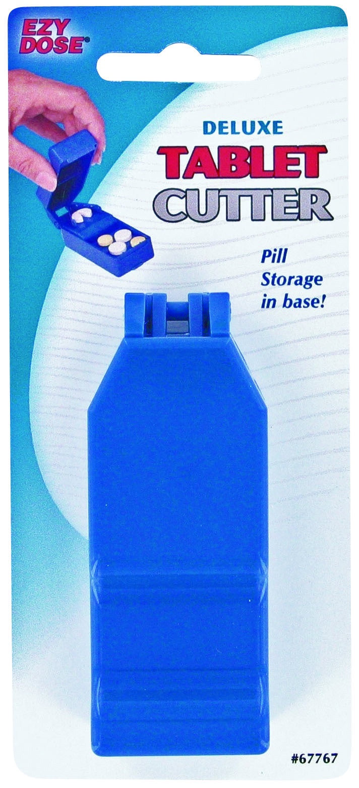 EZY DOSE PILL CUTTER THREE STORAGE COMPARTMENTS