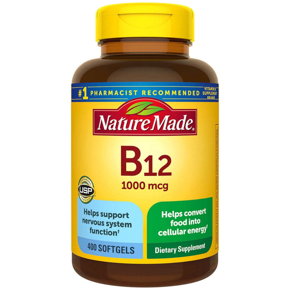 Nature Made B12 1000 mcg (400 Gels)