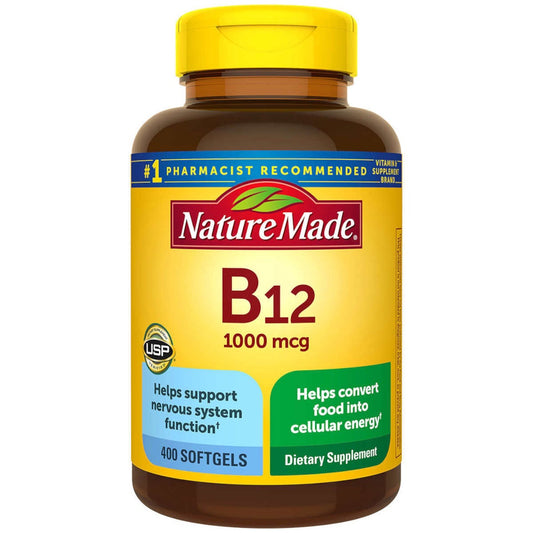 Nature Made B12 1000 mcg (400 Gels)
