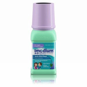Imodium A-D Oral Solution, Anti-Diarrheal, 1 mg, Mint Flavor - 4 fl oz