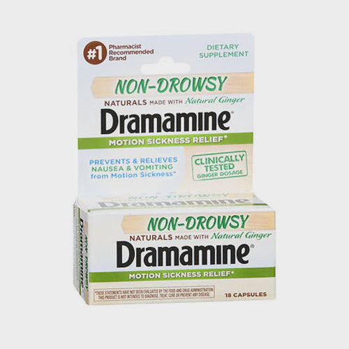 Dramamine Non-Drowsy Motion Sickness Relief 18 Capsules
