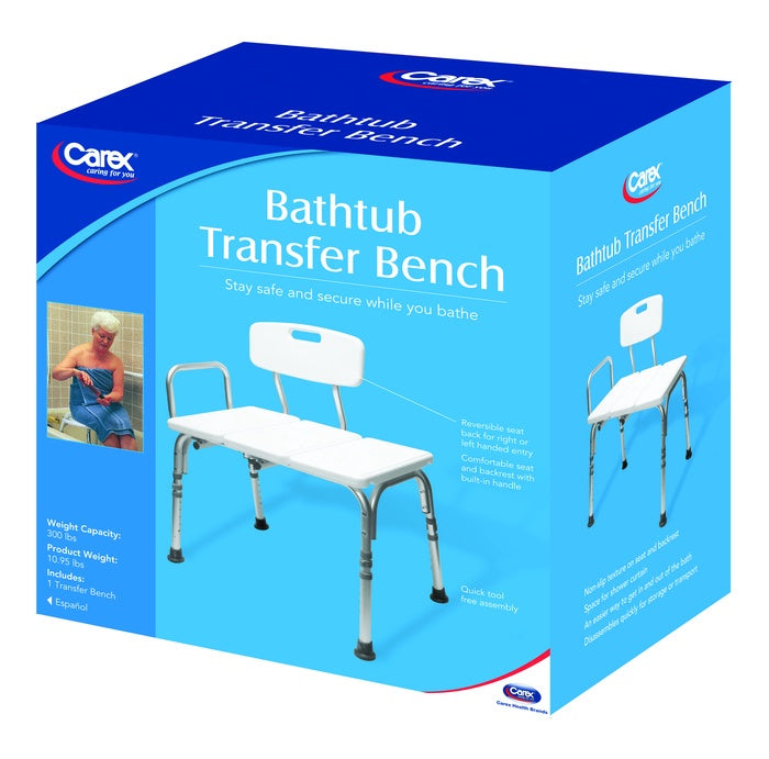 TRANSFER BENCH LARGE SEAT WITH BACK