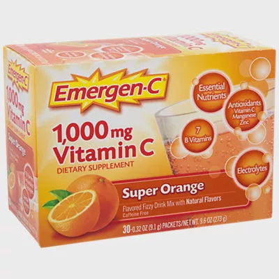 EMERGEN-C (SUPER ORANGE) 30 PACKETS