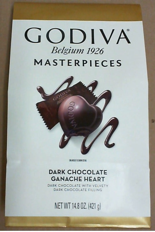 Godiva Dark Chocolate Ganache Hearts (14.8 oz)