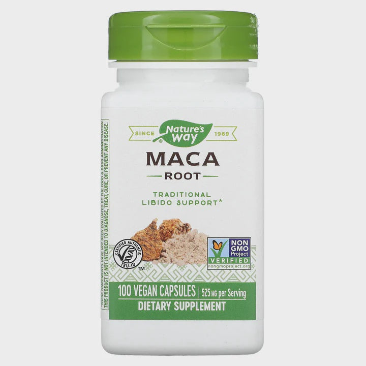 Nature's Way Maca Root - Traditional Libido Support -- 525 mg Per Serving - 100 Vegan Capsules