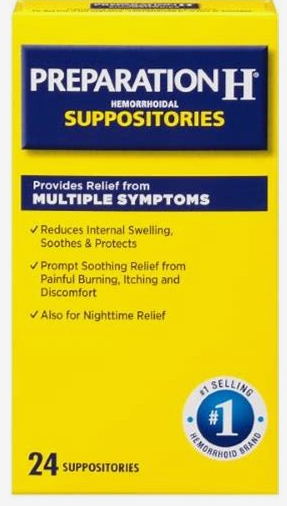 Preparation H Suppository 24Ct