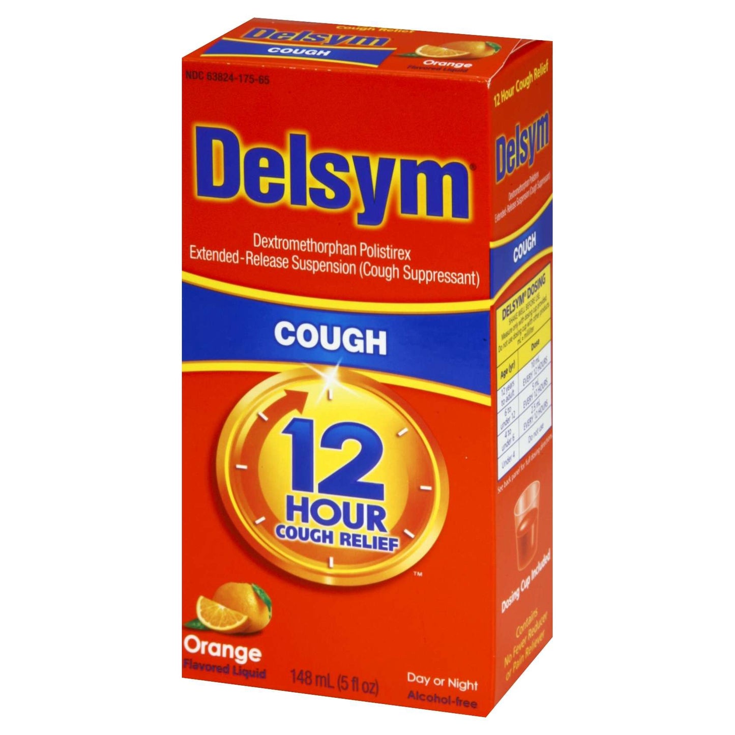 DELSYM COUGH SUPPRESSANT 12 HOUR LIQUID ORANGE 5 OZ