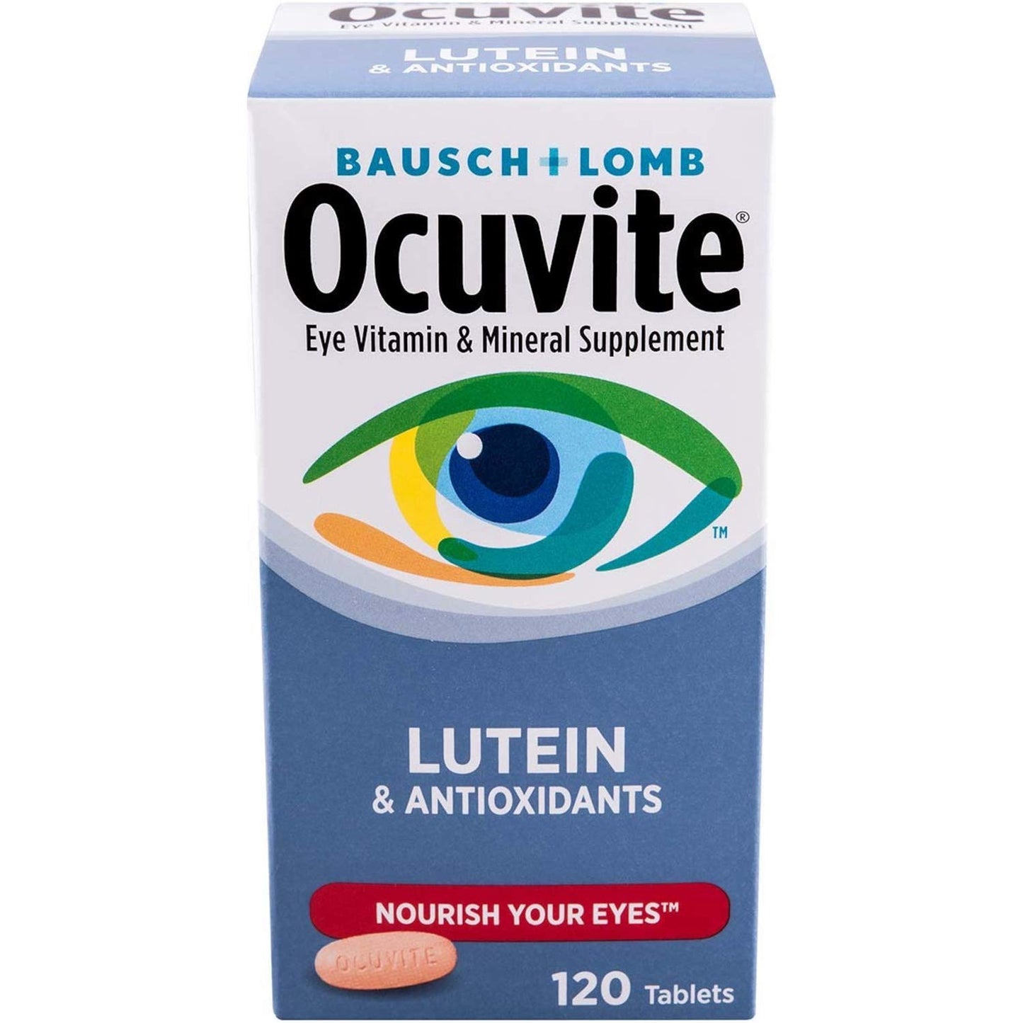Ocuvite Eye Vitamin & Mineral Supplement, with Lutein, Tablets - 120 tablets