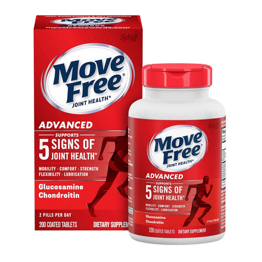 Schiff Brand Move Free Advanced Joint Supplement, 200 Tablets