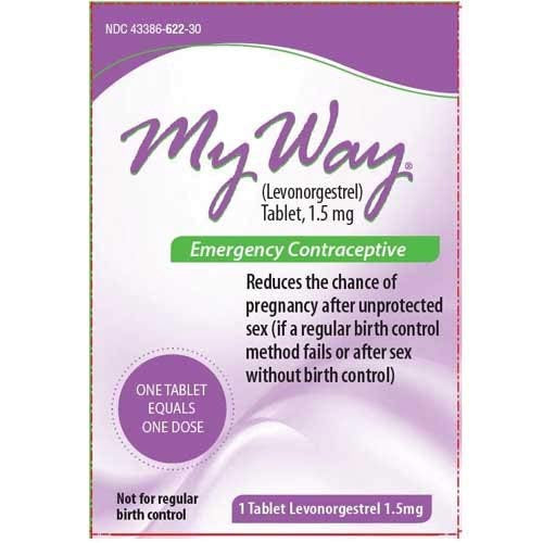 My Way Emergency Contraceptive 1 Tablet Each