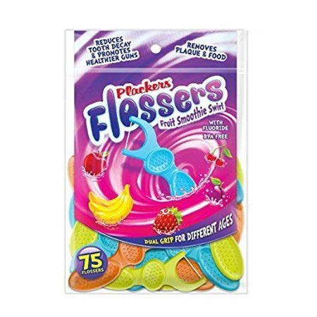 PLACKERS KIDS GRIPZ FLOSSERS 75EA