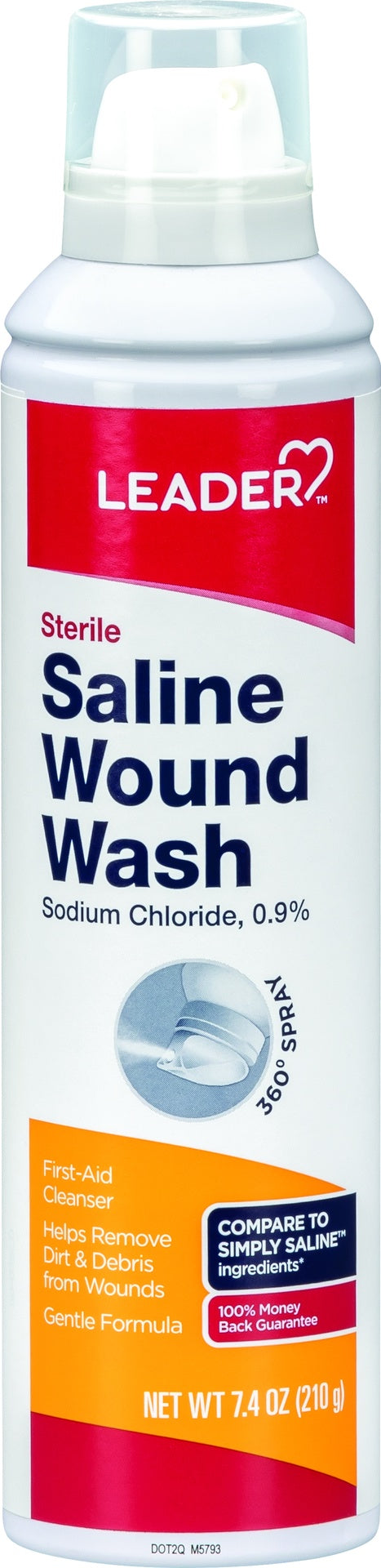 LEADER(TM) WOUND WASH 7.4 OZ