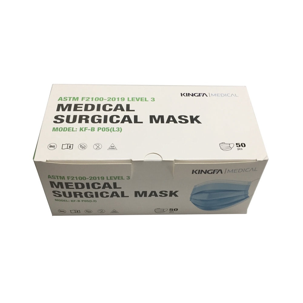KINGFA Surgical Mask (50/box) ASTM LEVEL 3