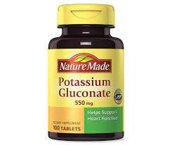 NATURE MADE POTASSIUM GLUCONATE 100TABLETS