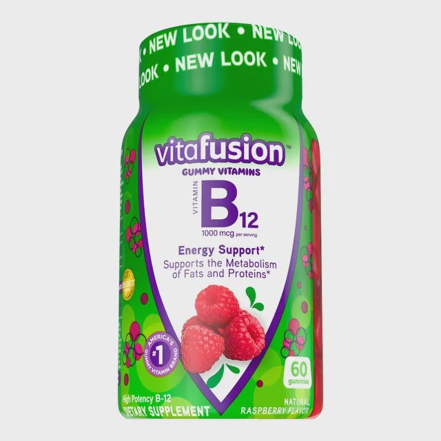 Vitafusion Extra Strength Vitamin B12 Gummy Vitamins - Cherry Flavored - 60ct