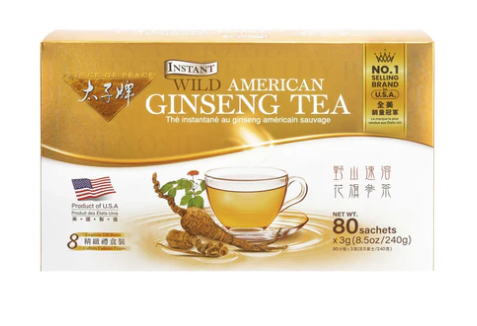 太子牌 野山花旗参茶 GINSENG TEA 80*3g