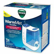 Vicks War Mist Humidifier Bacteria Free Visible Moisture 1 Gallon Capacity 1 Ct