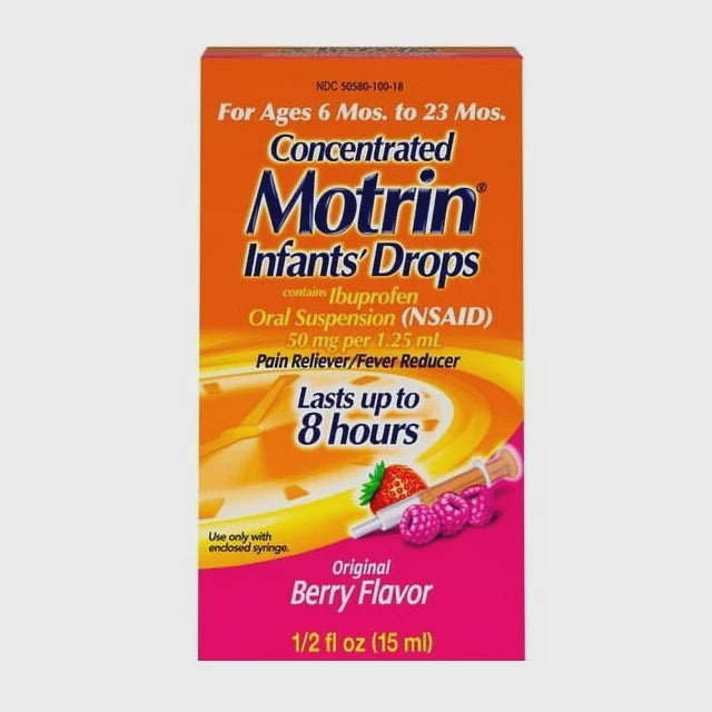 Motrin Concentrated Infants' Drops, Original Berry Flavor - 0.5 fl oz