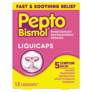 PEPTO BISMOL LIQUICAPS 12 CT GELCAP
