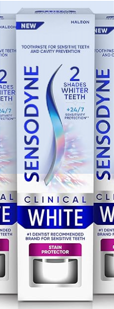 SENSODYNE CLINICAL WHITE STAIN PROTECTOR TOOTHPASTE 3.4 OZ