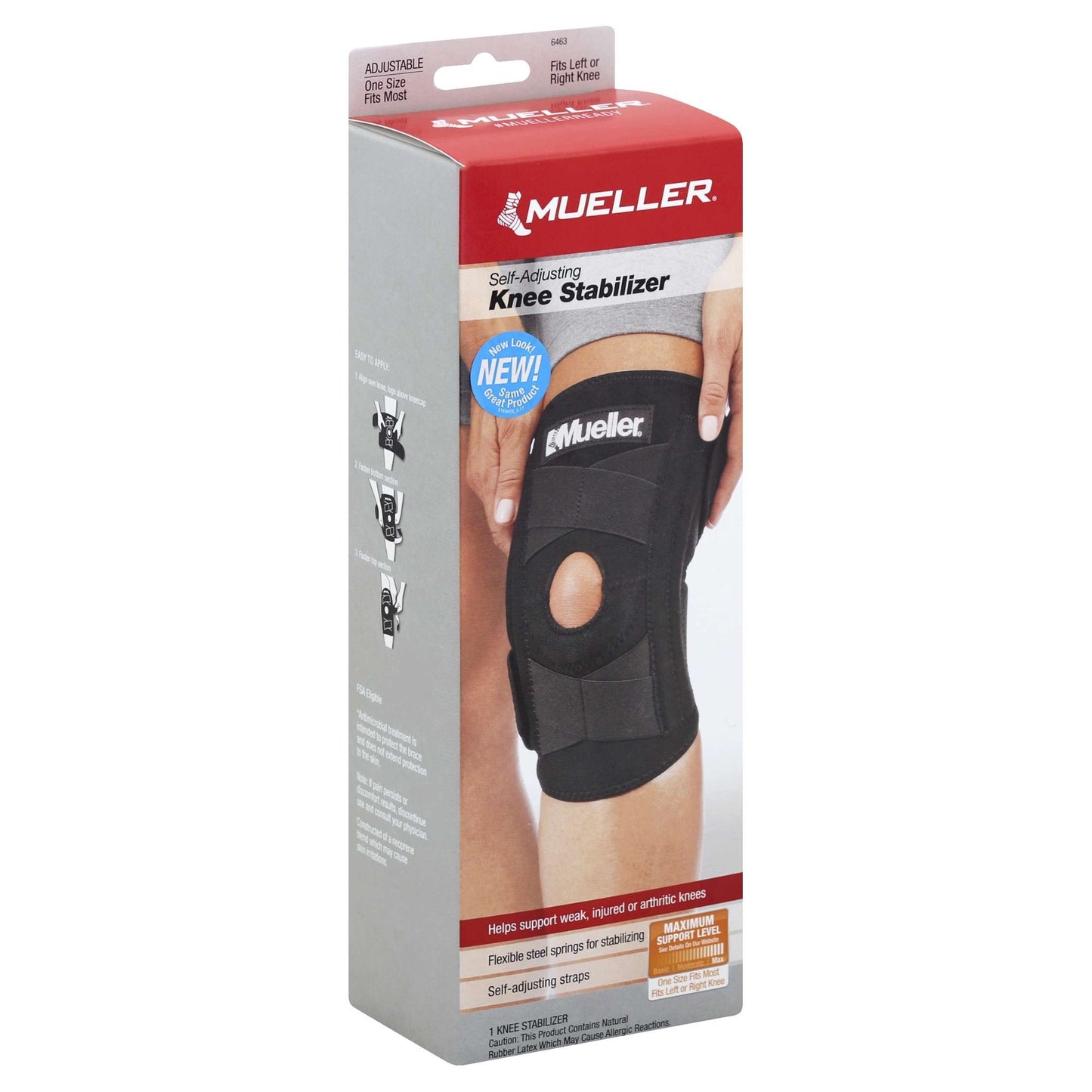 MUELLER KNEE STABILIZER SELF-ADJUSTING ONE SIZE , SUPPORTS-BRACES