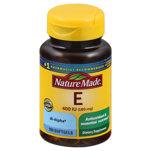 Nature Made Vitamin E 400 IU Dietary Supplement 100 Softgels