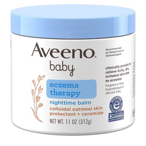 AVEENO BABY ECZEMA THERAPY NIGHTTIME BALM 11OZ
