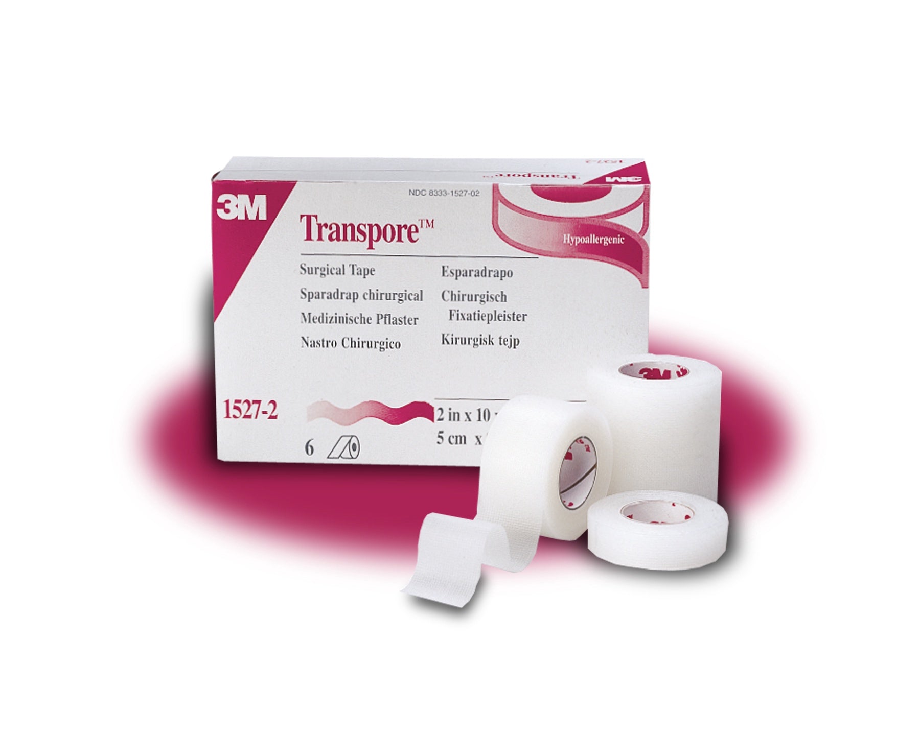 Transpore# Clear Surgical Tape, 2in x 10yds