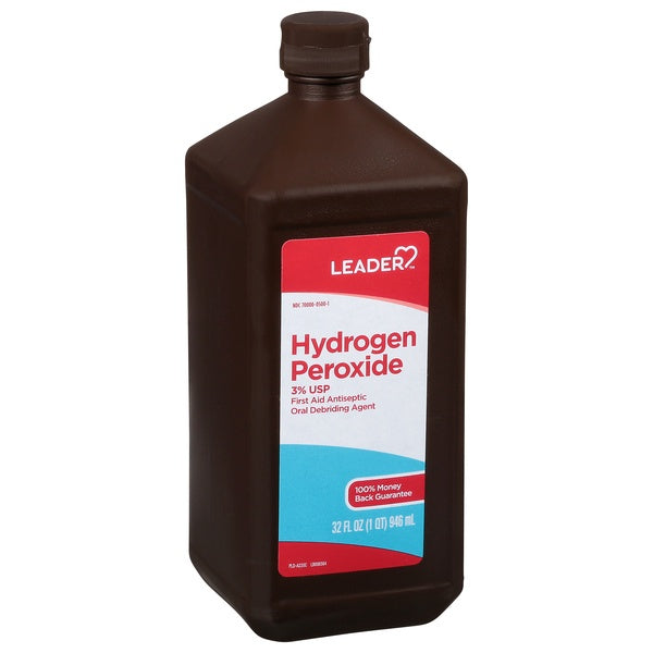 LEADER HYDROGEN PEROXIDE 3% USP 32OZ