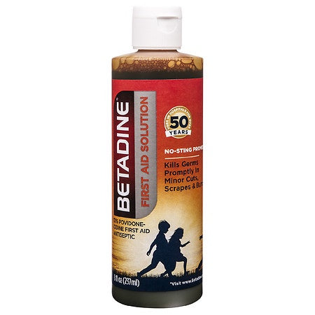 BETADINE FIRST AID SOLUTION 8OZ