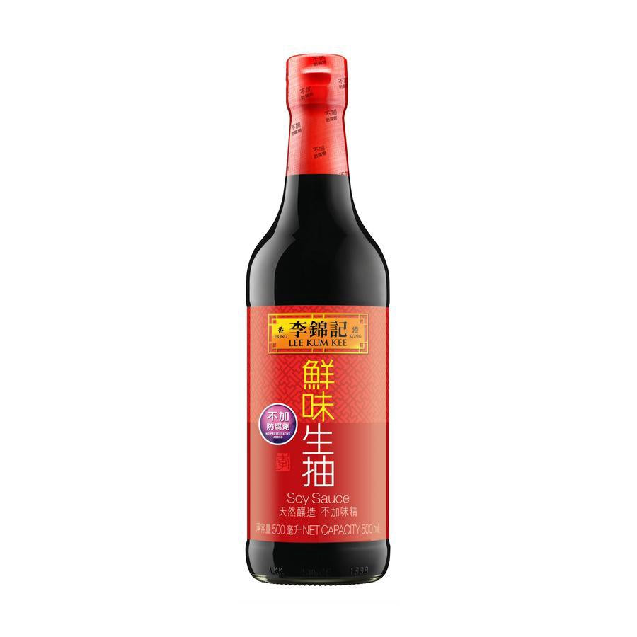 李锦记 鲜味生抽 LEE KUM KEE Brand Soy Sauce 16.9 Fl oz (500 mL)
