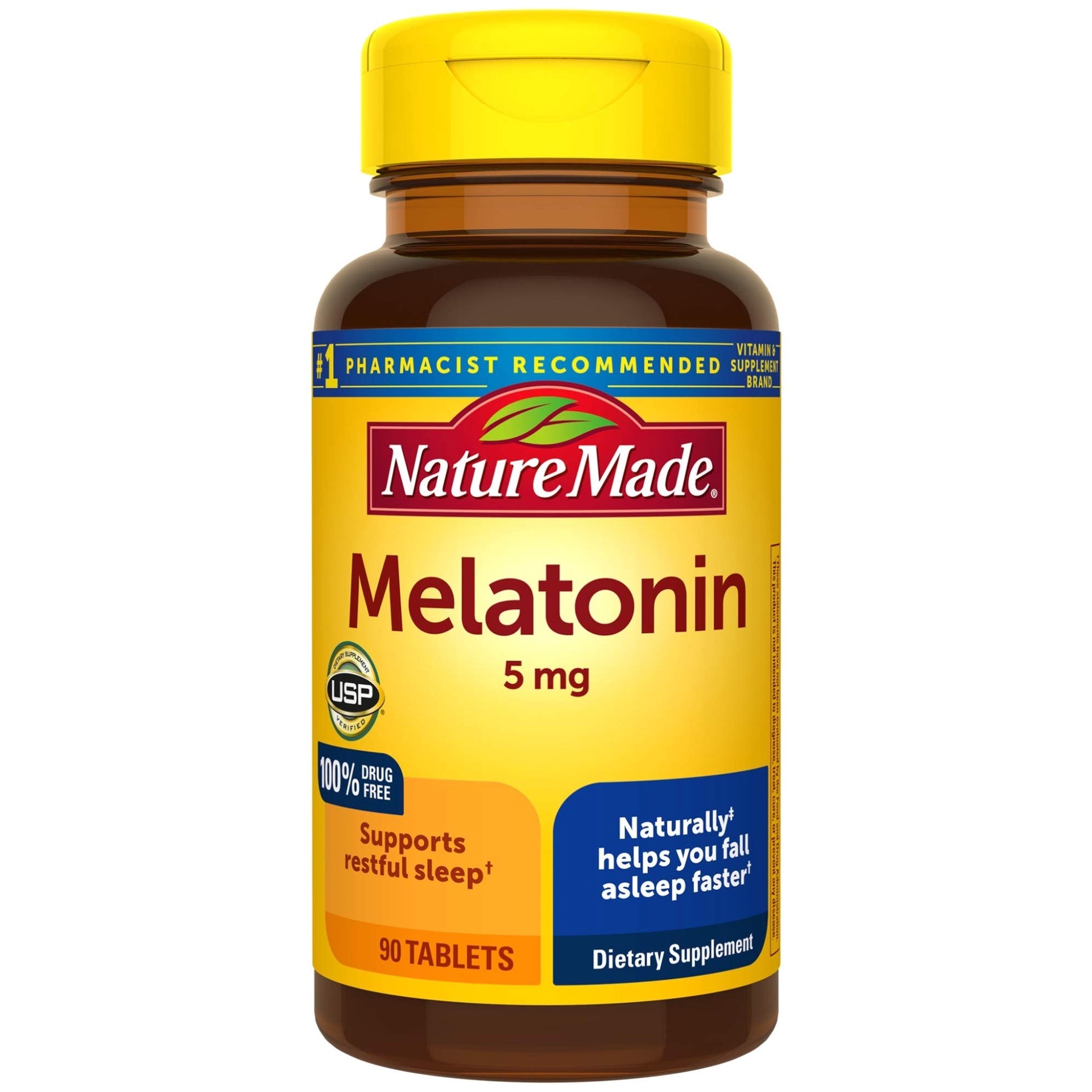 NATURE MADE MELATONIN 5MG TABLETS 90 CT