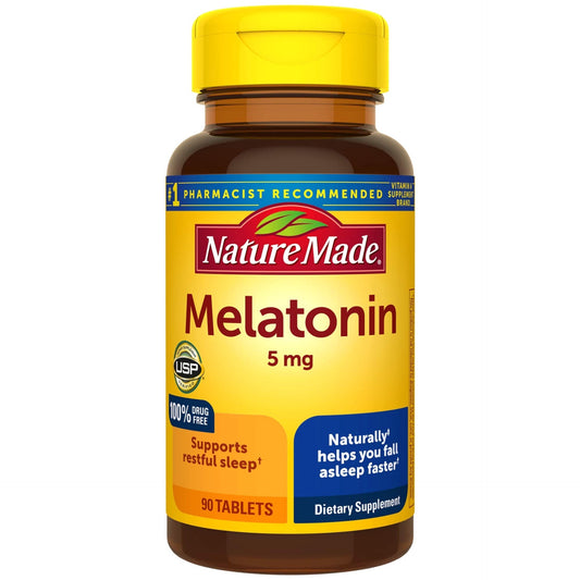 NATURE MADE MELATONIN 5MG TABLETS 90 CT