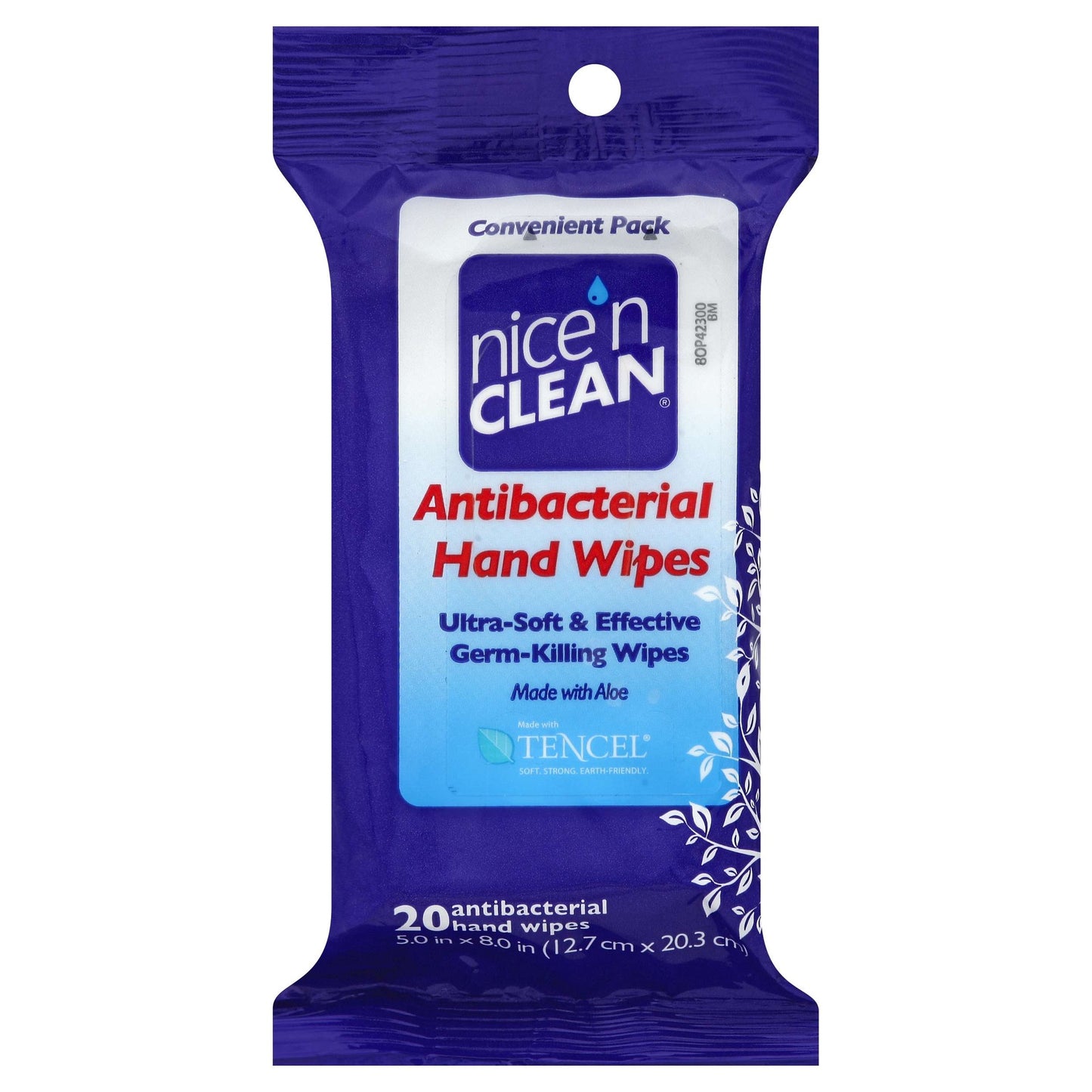 Nice N Clean Hand Wipes Anti-Bacterial Packs 20 ct