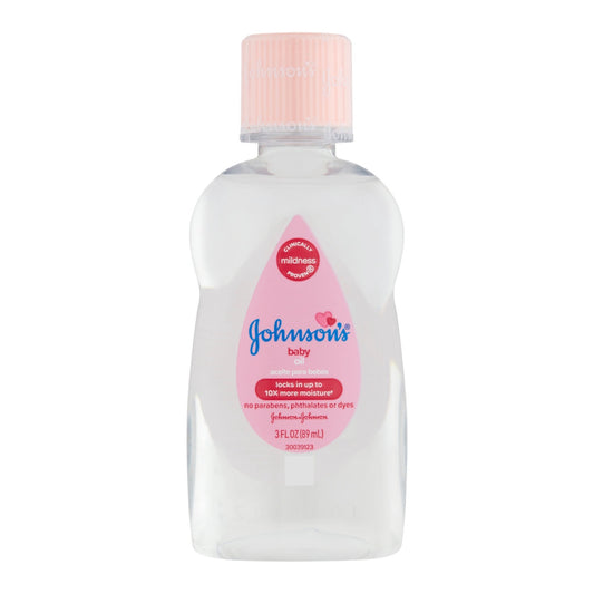 Johnson's Baby Oil, Pure Mineral Oil 3.0fl oz