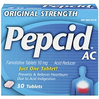 Pepcid AC Original Strength for Heartburn Prevention & Relief, 30 Count