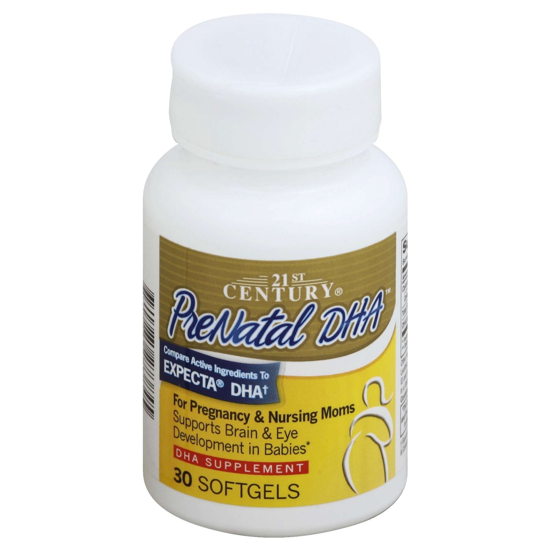 21ST CENTURY PRENATAL DHA SOFTGELS 30 CT , GELCAP