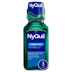 Vicks NyQuil Cold & Flu Nighttime Relief Liquid 8 fl. oz