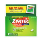 ZYRTEC ALLERGY 10MG-40 CAPSULES(若整版销售请打25+40两个单品）