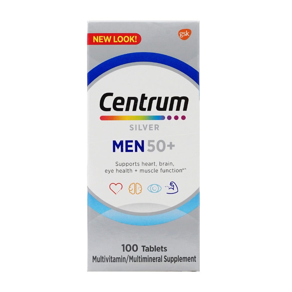 CENTRUM SILVER MEN'S 50+ TABLETS 100 CT