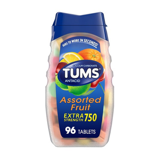 Tums Extra Strength Assorted Berries Antacid Chewable Tablets - 96ct