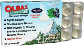 OLBAS LOZENGES MAX STR BLK CUR 24