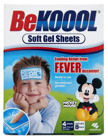 BE KOOOL SHEET FOR CHILDREN ADHESIVE PATCH 4 CT