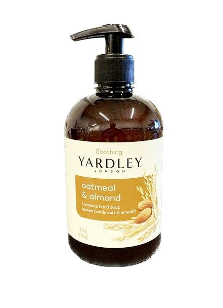 YARDLEY LONDON SOOTHING OATMEAL & ALMOND LUXURIOUS HAND SOAP 14 FL OZ